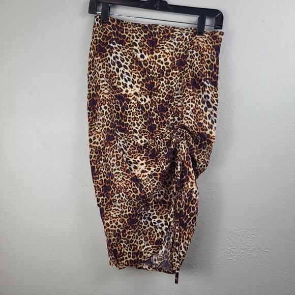 VDM The Label Swim+ Resort Womens Multicolor Drawstring Swim Skirt Size M - Picture 2 of 6